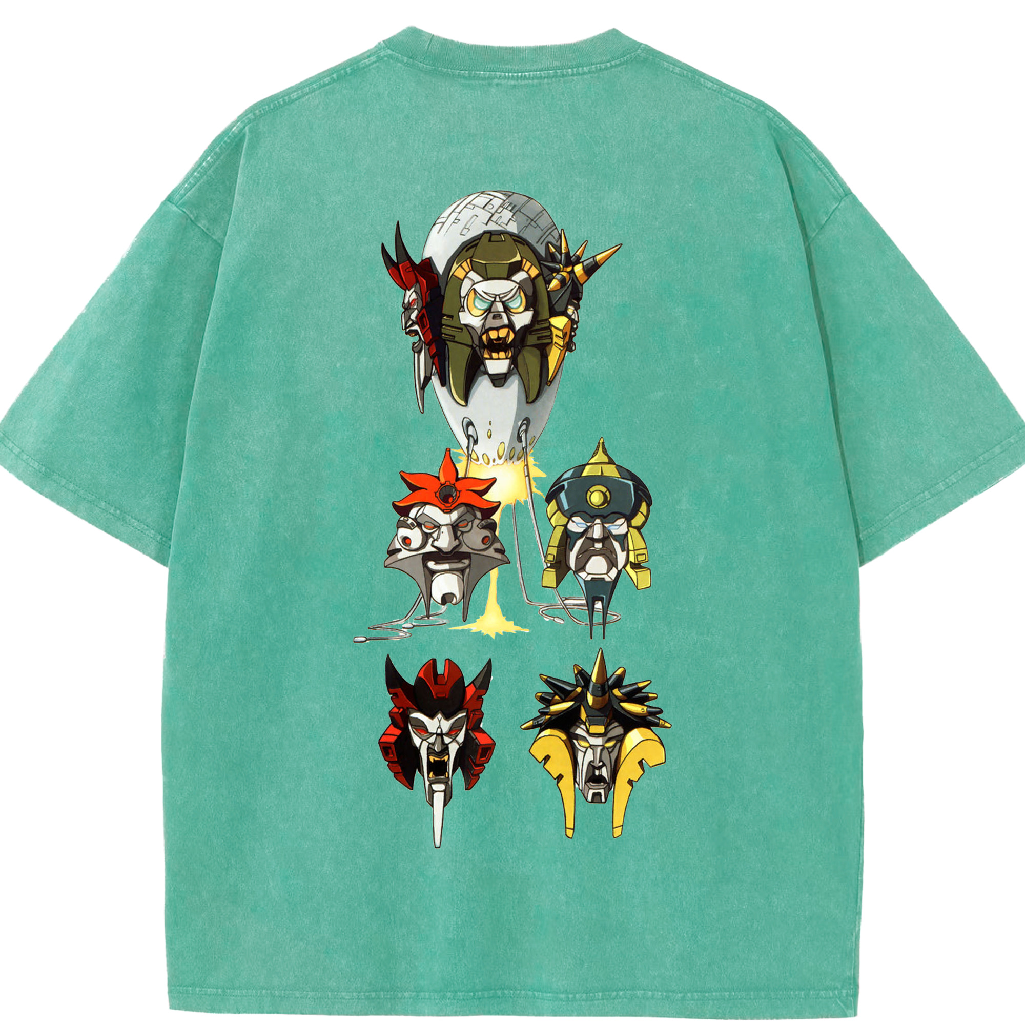（画像用）  綿100% ヴィンテージ風 半袖Tシャツ（背面プリント）